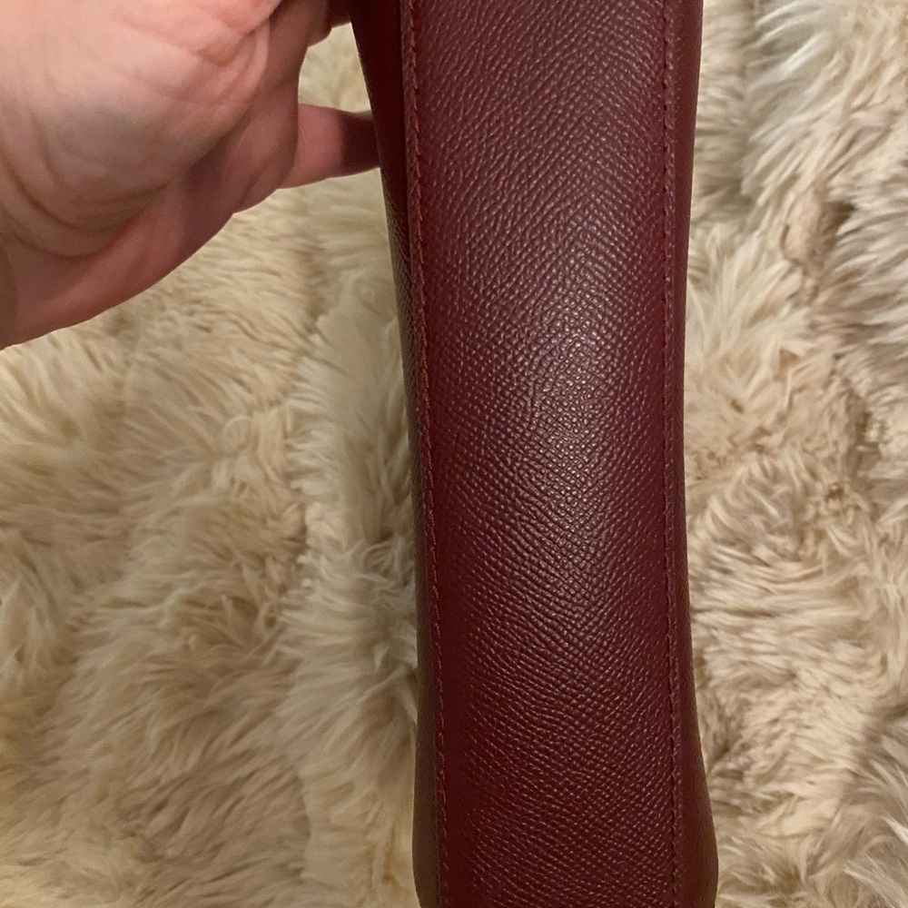 Michael Kors Burgundy Clutch with Chain - Picture 6 of 10